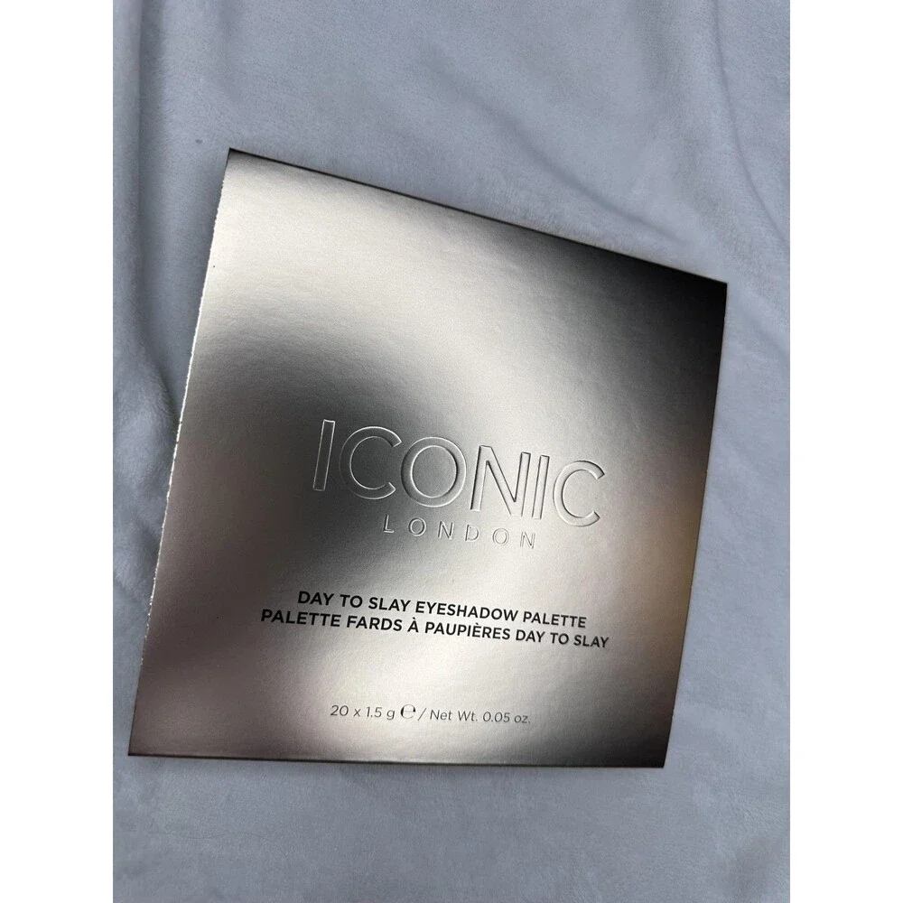 Iconic London Day To Slay Eyeshadow Palette 20 Pan Matte Shimmer Vegan New